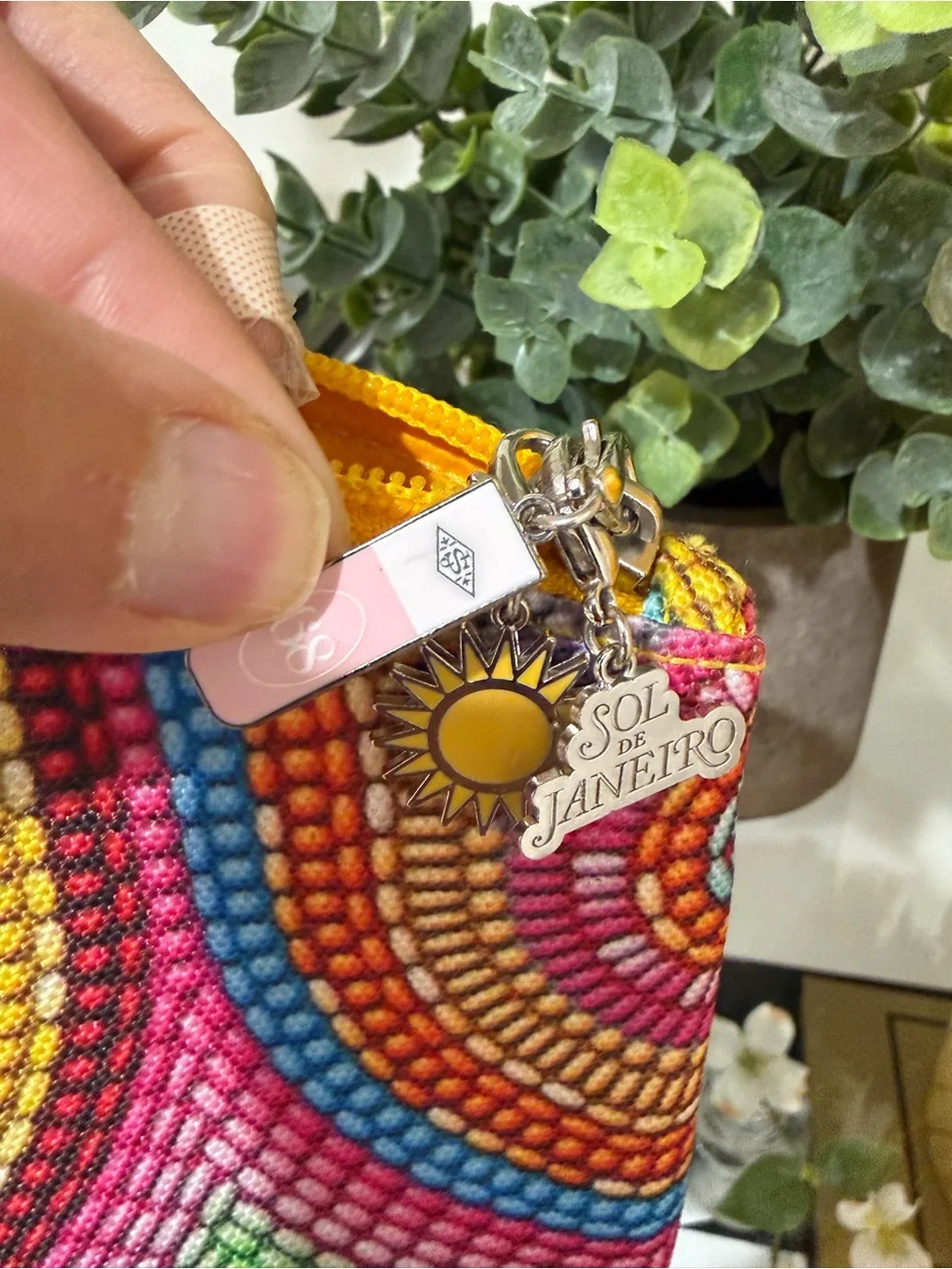 Sol de Janeiro Vibrant Multicolor Cosmetic Pouch